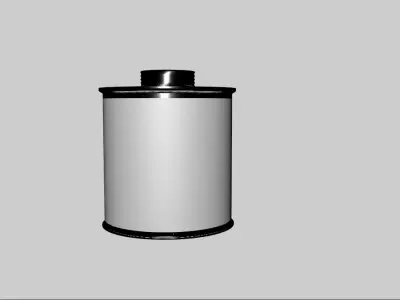 PVC CEMENT CAN Free 3D model