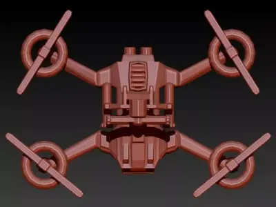 Drone Pendant Necklace Jewelry 3D print model purchase