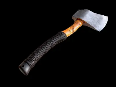 Axe 3d Model Low-poly 3D model purchase