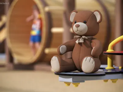 Teddy Bears Collection 3D model