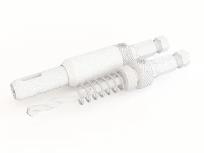 Drill bit 01 3D model