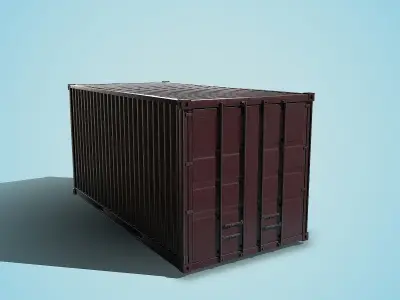 Cargo container 3D model