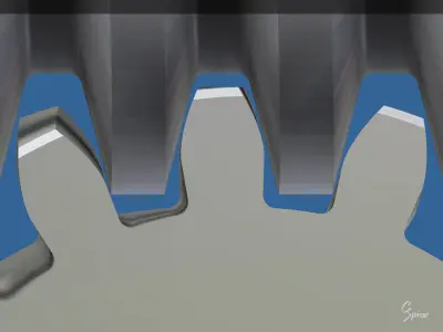 Custom Worm Gear Collection 01 3D print model