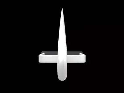 Hay Hook v1 002 Low-poly 3D model