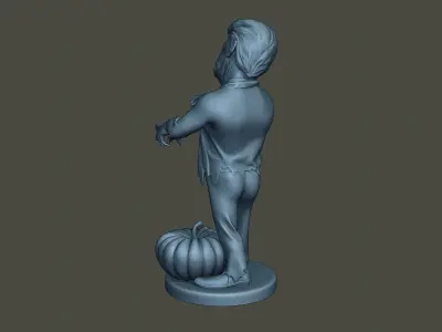 Donald Trump Zombie Halloween 3D print model