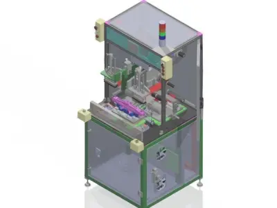 Labeling Machine For Sticker Label of Jack Screw 3D model