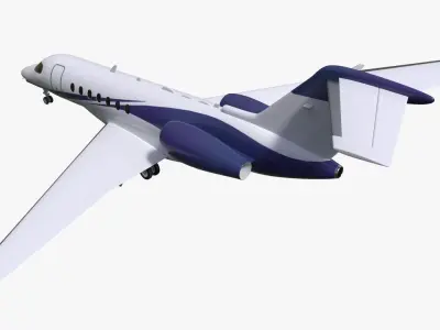 Aircraft Cessna Citation Longitude 3D model