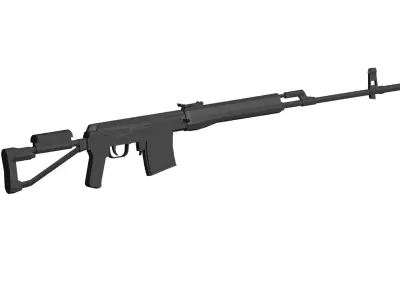 Dragunov 3D model purchase