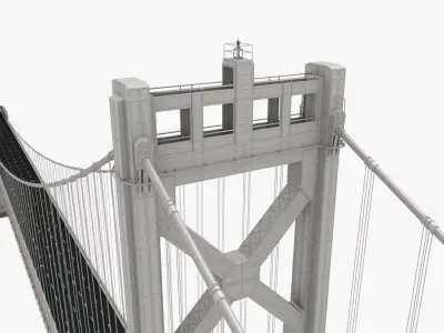 Bay Bridge 3D model