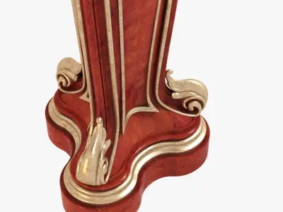 Classic Antique Pedestal 3D model