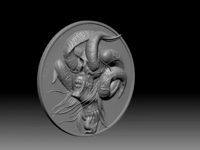 collection of 3D digital sculpts of thematic coins 3D print model