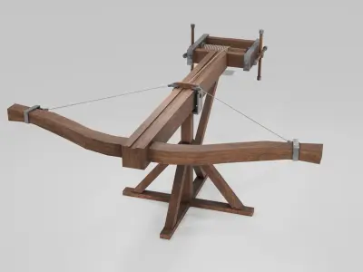 Ballista Free low-poly 3D model
