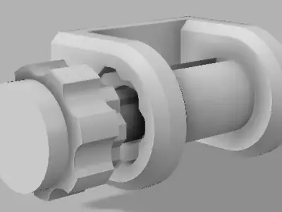 Winch strap 3D print model