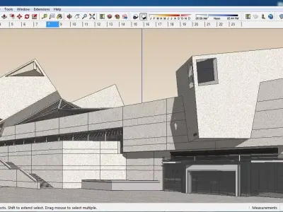 Sketchup Museum 123 3D model