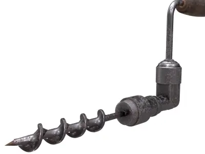 Vintage Hand Drill   3D model