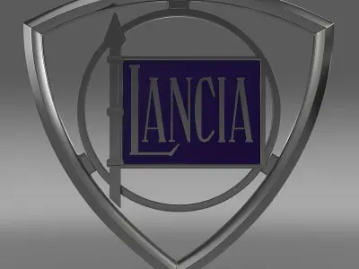 lancia logo 3D model from CGTrader