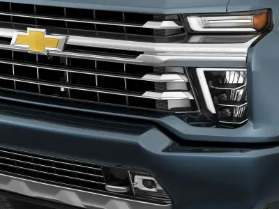 Silverado 2020 3500HD pick-up truck 3D model