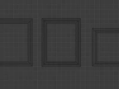 Old Creepy Paintings Pack Low-poly 3D model