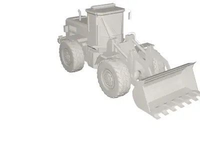 Backhole Tractor  3D model