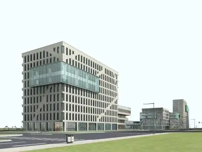 Office Building 3D model 214