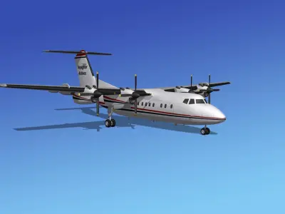Dehavilland DHC-7 Voyageur Air 2 3D model