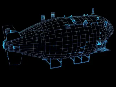 Submarines 3D model