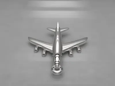 airplane pendant 3D model purchase