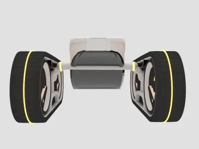Animated Drone Transformer 3D model