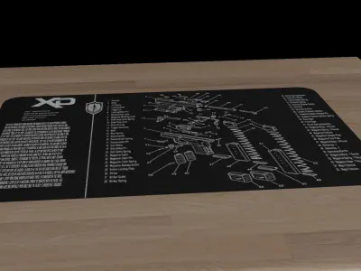 XD Bench Mat Free 3D model
