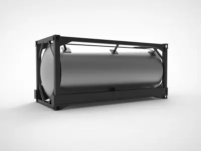 Tank Container Ship 3D print model by Scarlett888