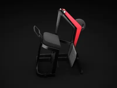 Rear Kick 3D model