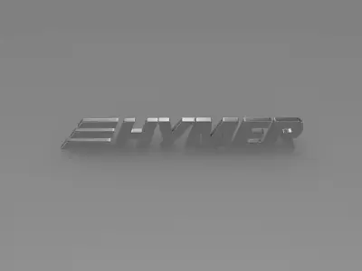 hymer logo 3D model by Sergey