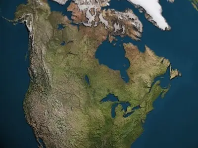 Earth Globe 3D model