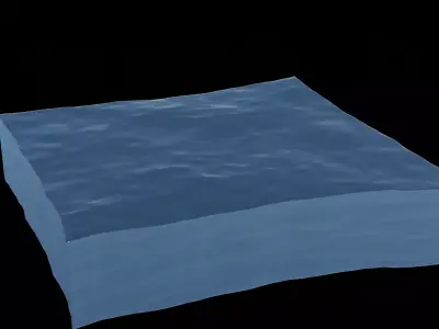 Agua Realista en Blender 3D model