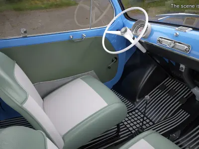  Small Urban Hatchback Blue 