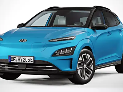 2021 Hyundai Kona Electric 3D model