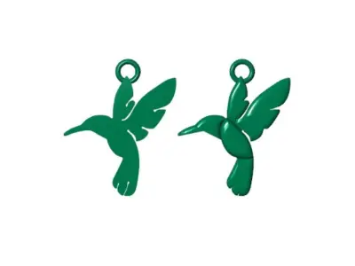 Freedom bird pendant free model jewelry design Free 3D print model