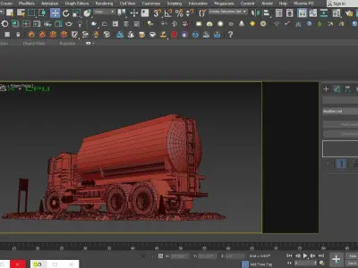 Fuel Truck 3d model 3D model