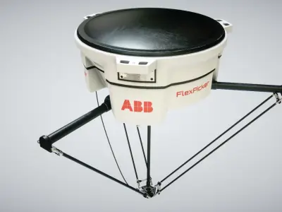 Industrial Robot 360 Food Package 3D model