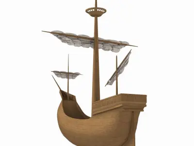 Ship toy Free 3D model