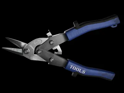 Metal Shears Low-poly 3D model