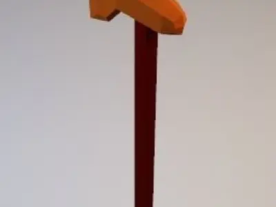 Bronze Hatchet Free low-poly 3D model