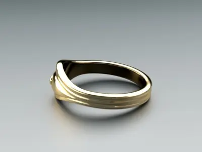Eye of Ra - Printable Ring 3D print model