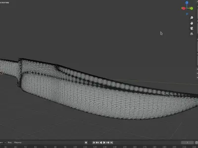 Knife blade Free 3D model