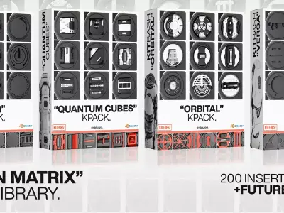 Design Matrix KPACK Library for Kit ops Free 3D model purchase