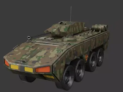Badger IFV Low-poly 3D model