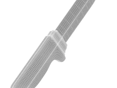 battle knife v14 3D model