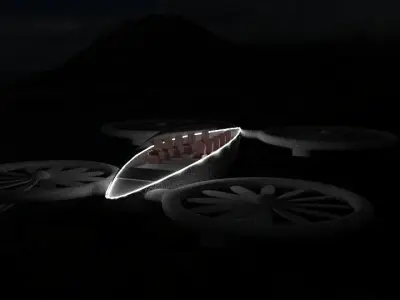 drone aerial 3D model