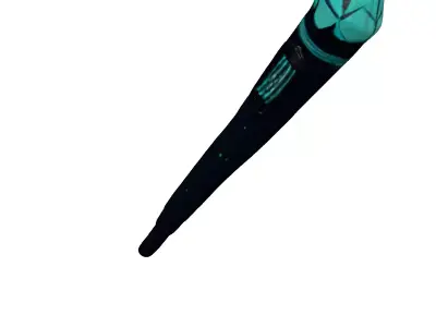 Futuristic Glowing Energy Staff 3D model