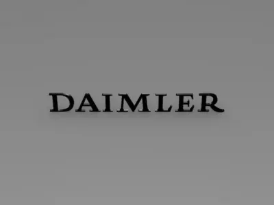 daimler logo 3D model by Sergey